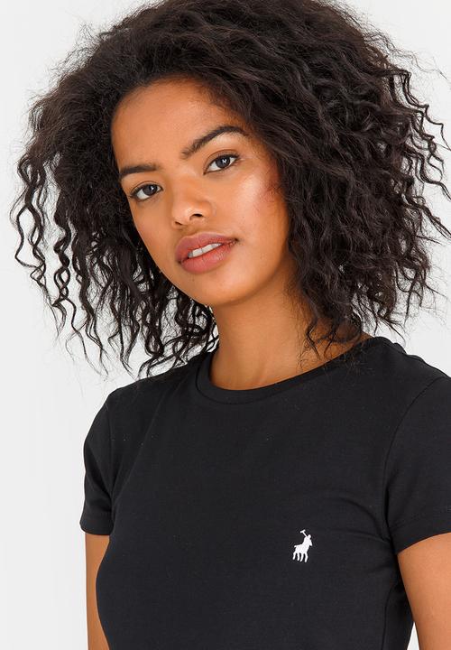 POLO - Allie Short Sleeve Pony Tee Black