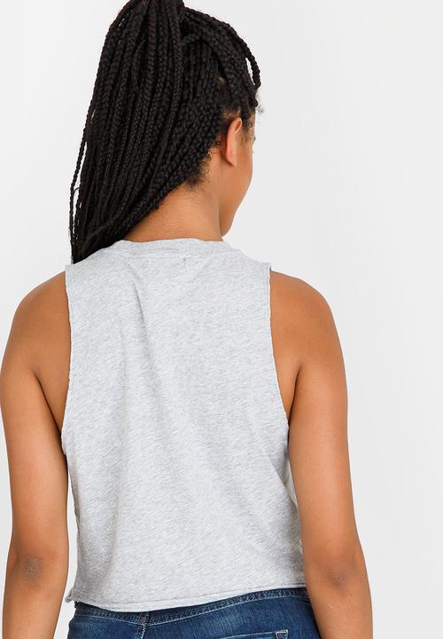 Billabong  - Fearless Crop Top Grey Melange
