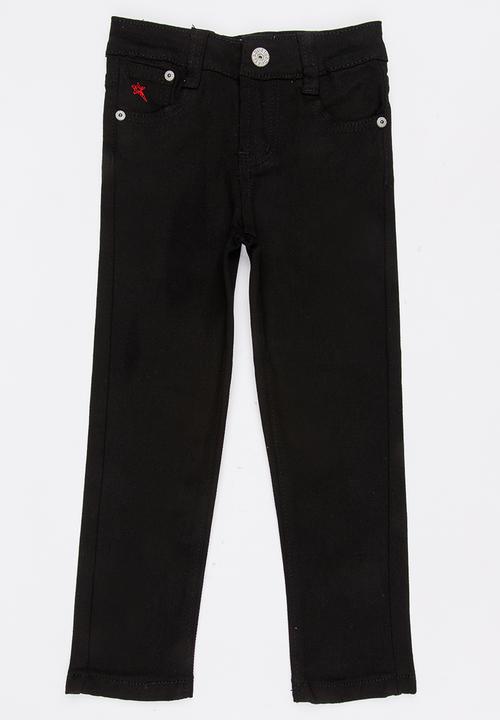 SOVIET - B Strikers Denim Jeans Black