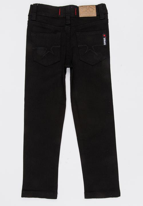 SOVIET - B Strikers Denim Jeans Black