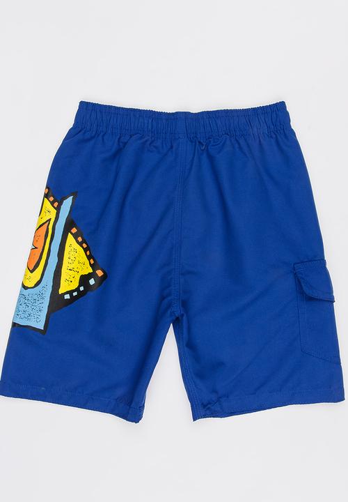 Quiksilver - Mean Machine Toddlers 2 Boardie Blue