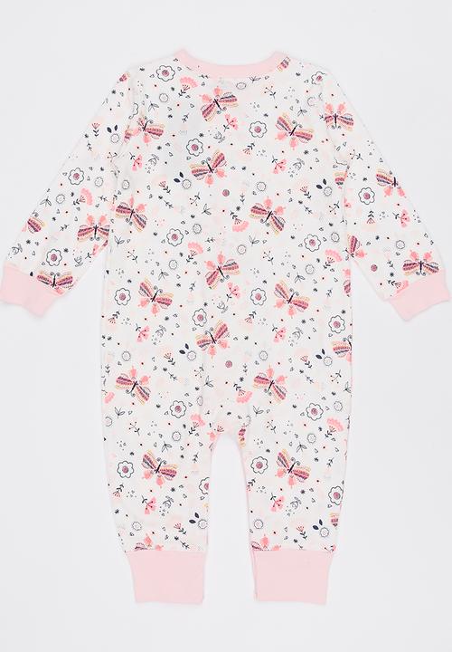 Pop Candy - Printed Sleepsuit Mid Pink