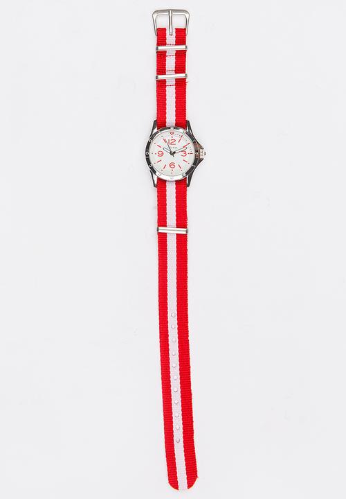 Cool Kids - Girls Track Watch Red