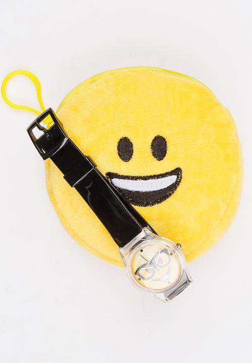 Cool Kids - Emoji Watch With Purse Multi-colour
