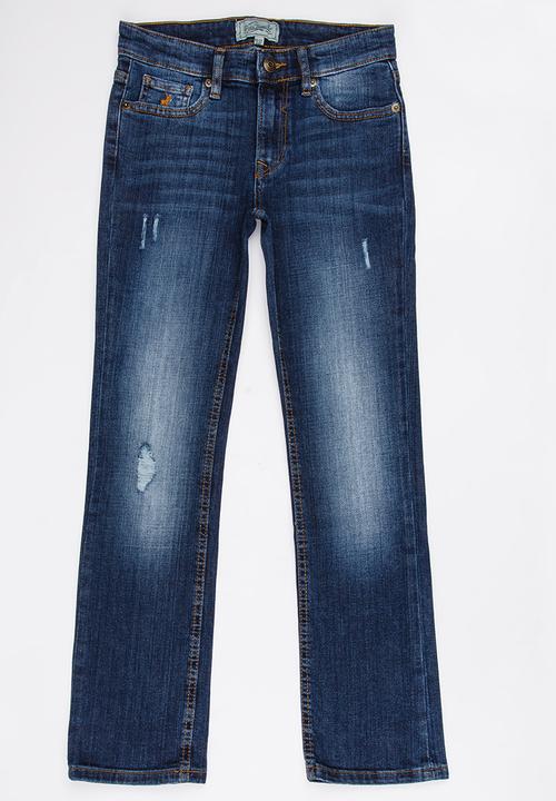 POLO - Straight Leg Denim Mid Blue