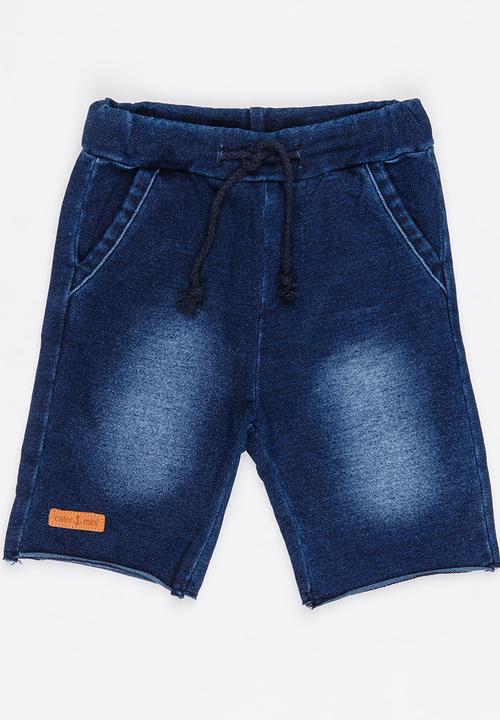 Pop Candy - Boys Denim Short Blue