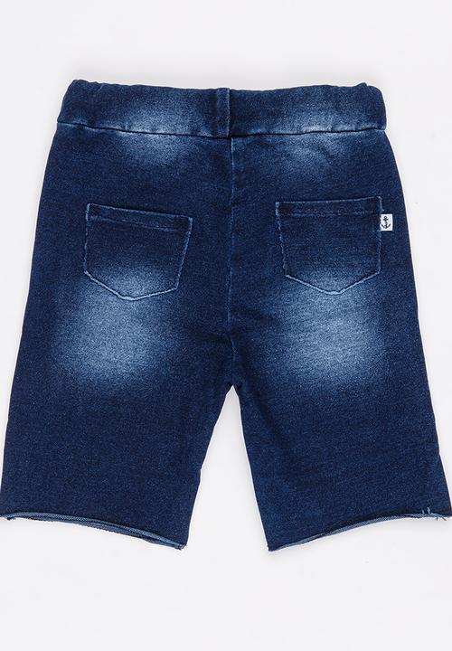 Pop Candy - Boys Denim Short Blue