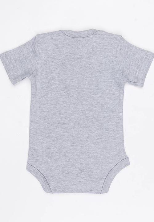 Funky Shop - Slogan Baby Grow Grey