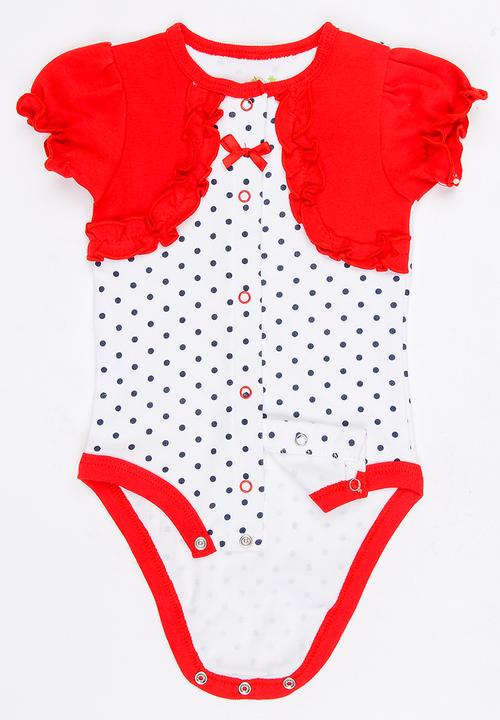 Pop Candy - Shortsleeve Bodysuit Red