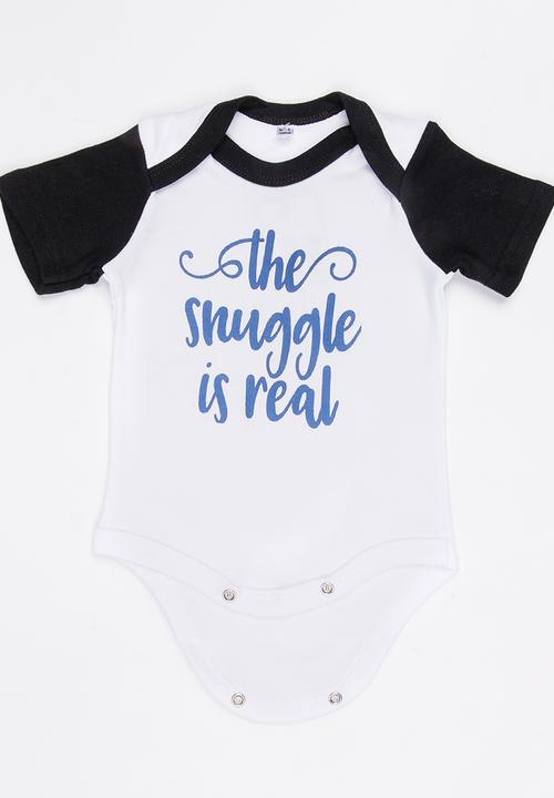 Funky Shop - Slogan Baby Grow Navy