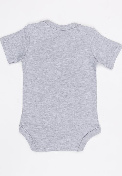 Funky Shop - Slogan Baby Grow Grey