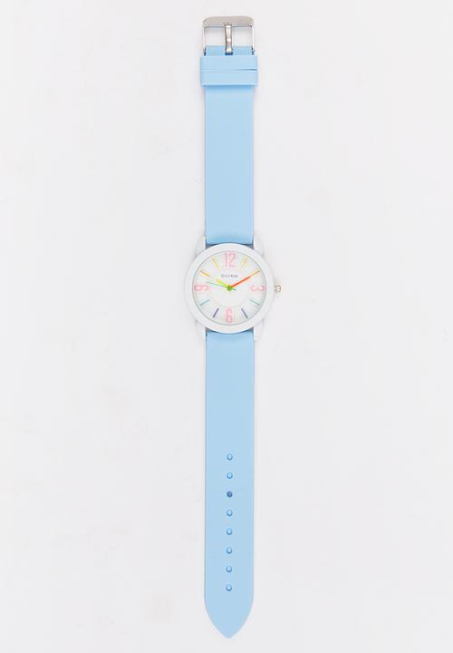 Cool Kids - Girls Marshmallow Watch Pale Blue