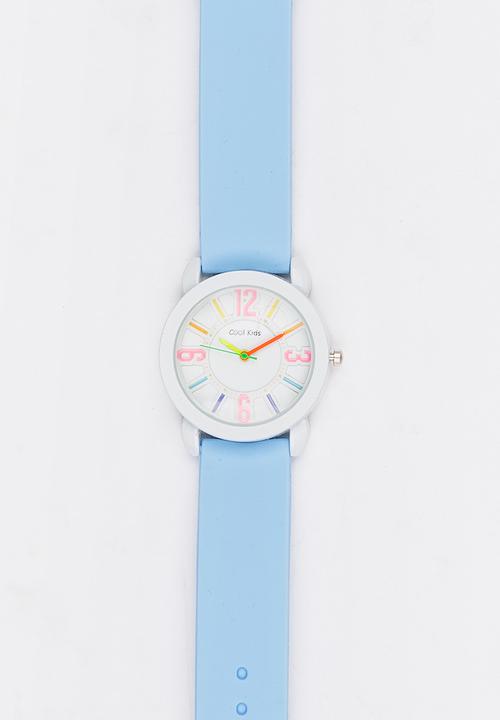 Cool Kids - Girls Marshmallow Watch Pale Blue