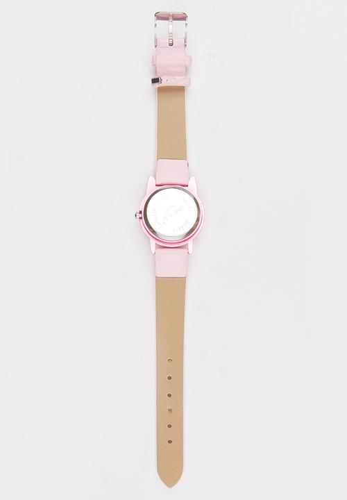 Cool Kids - Girls Kitty Watch Mid Pink