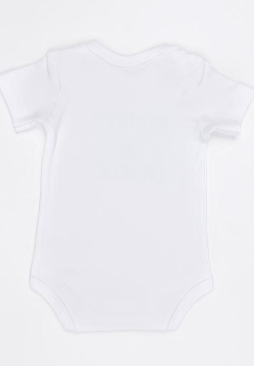 Funky Shop - Slogan Baby Grow White