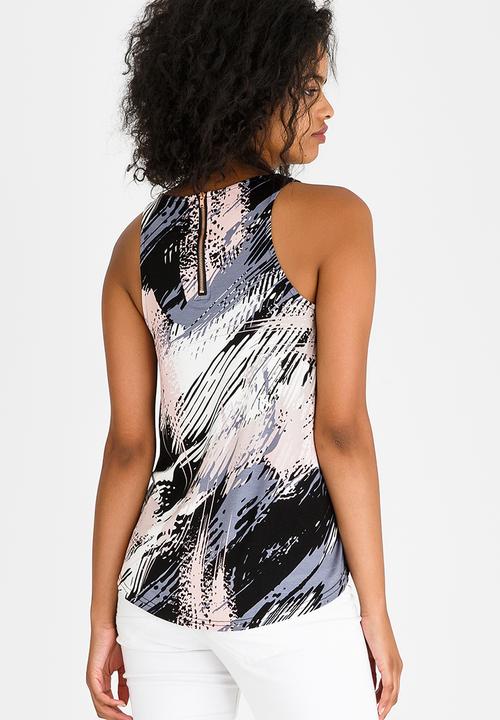 Kate Jordan - Rose Gold Zip Vest Multi-colour
