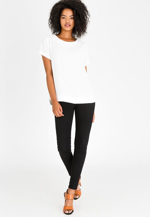 Kate Jordan - Rose Gold Zip Top Off White