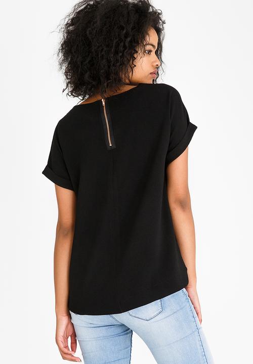 Kate Jordan - Rose Gold Zip Top Black