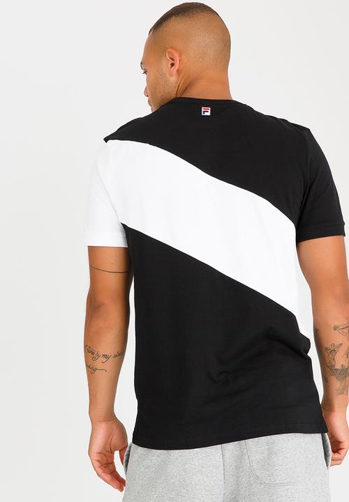 FILA - Aaron T Shirt Black and White