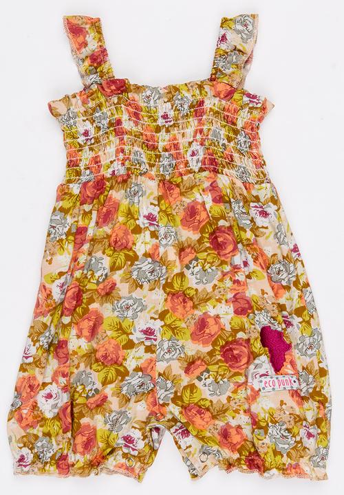 Eco Punk - Baby Girl Romper Multi-colour