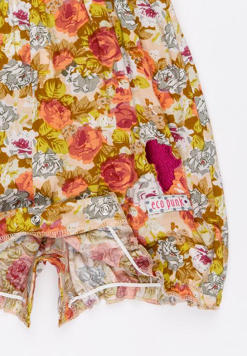 Eco Punk - Baby Girl Romper Multi-colour
