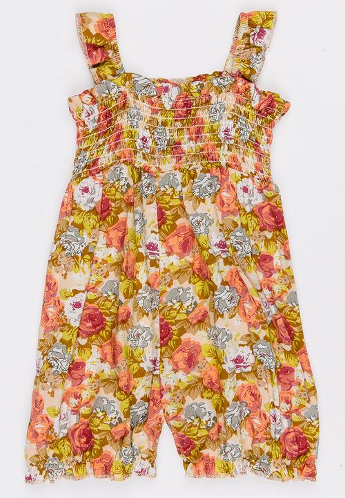 Eco Punk - Baby Girl Romper Multi-colour