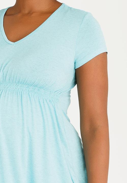 Cherry Melon - Smock Swing Top Aqua