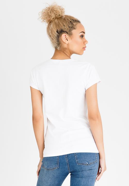 SOVIET - Casey Crew Neck Tee White