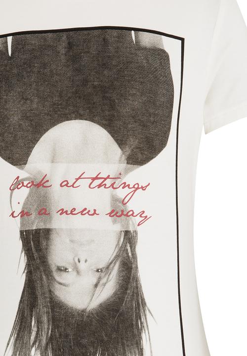Name It - Printed Tee Off White
