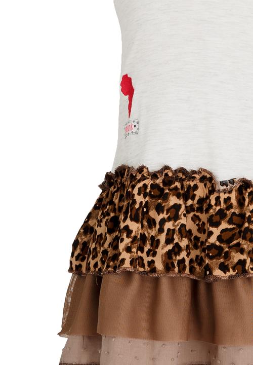 Eco Punk - Girls Frill Dress Multi-colour