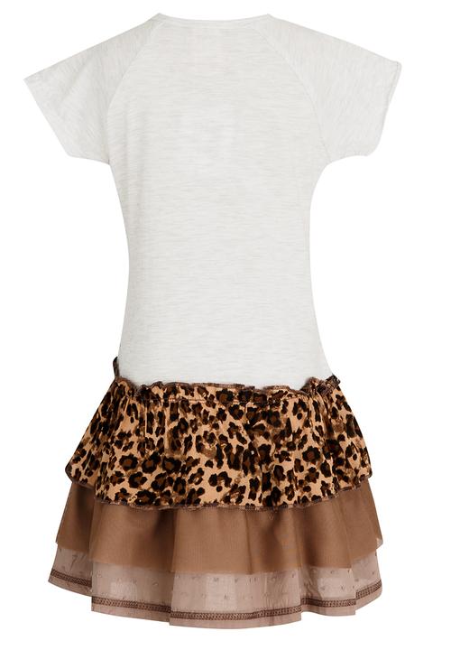 Eco Punk - Girls Frill Dress Multi-colour
