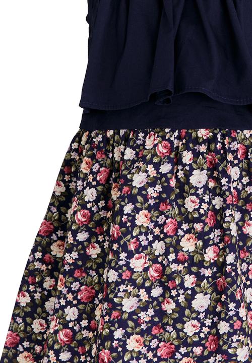 Pop Candy - Girls Printed  Combo Dress Multi-colour