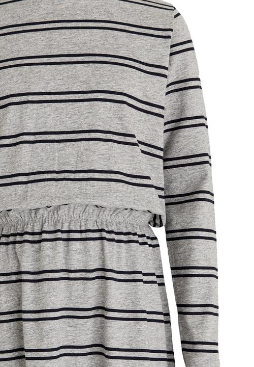 Name It - Stripe  Dress Grey Melange