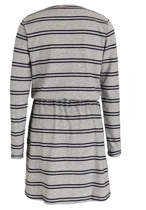 Name It - Stripe  Dress Grey Melange