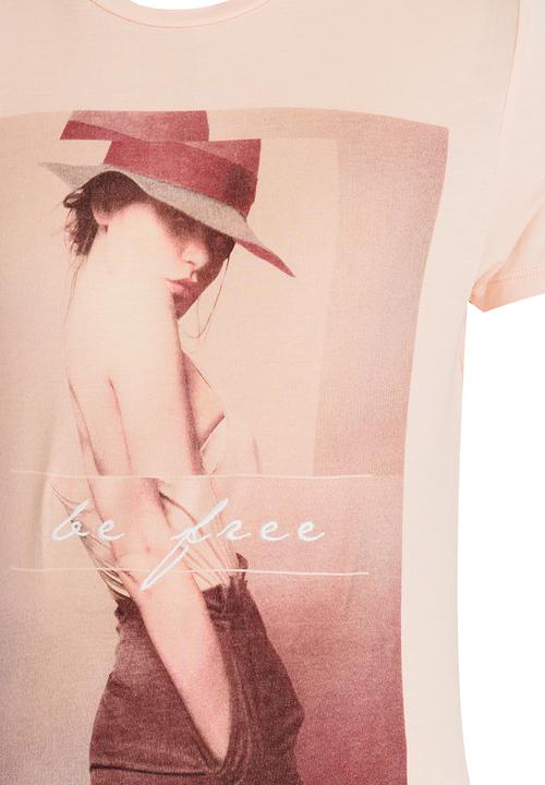Name It - Printed Tee Pale Pink