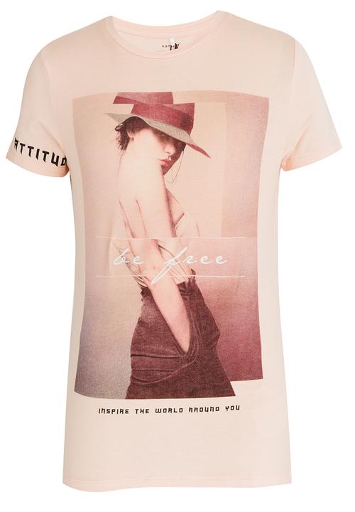Name It - Printed Tee Pale Pink