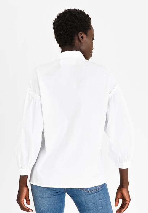 STYLE REPUBLIC - Embroidered Shirt White