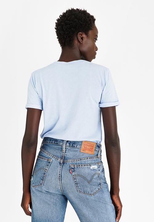 STYLE REPUBLIC - Feminist T-shirt Pale Blue