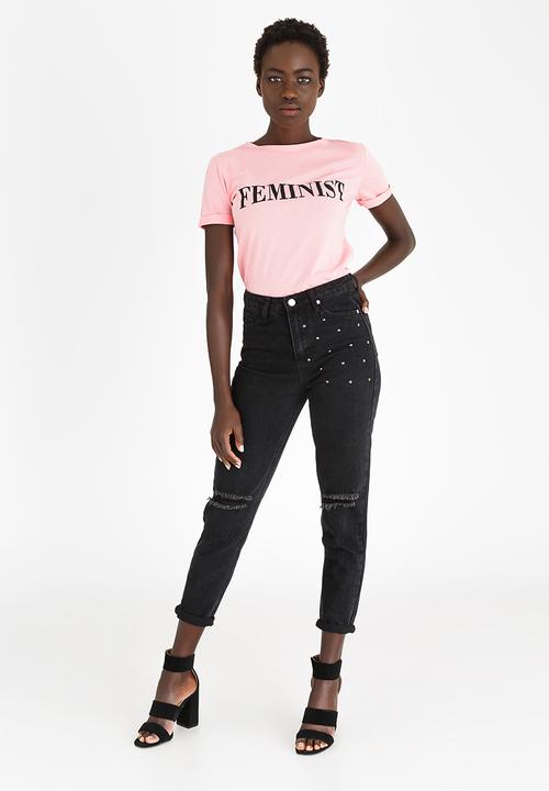 STYLE REPUBLIC - Feminist T-shirt Pale Pink
