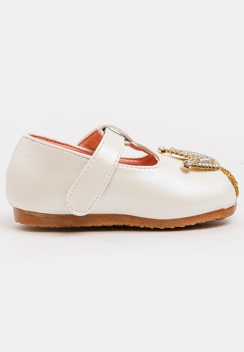 Pop Candy - Crown Ballet Pump White