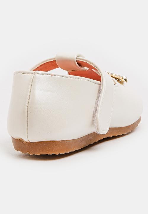 Pop Candy - Crown Ballet Pump White