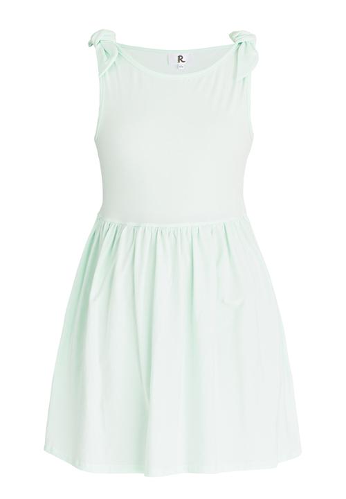 Rebel Republic - Mid Waist Dress  Shoulder Bow Mid Green