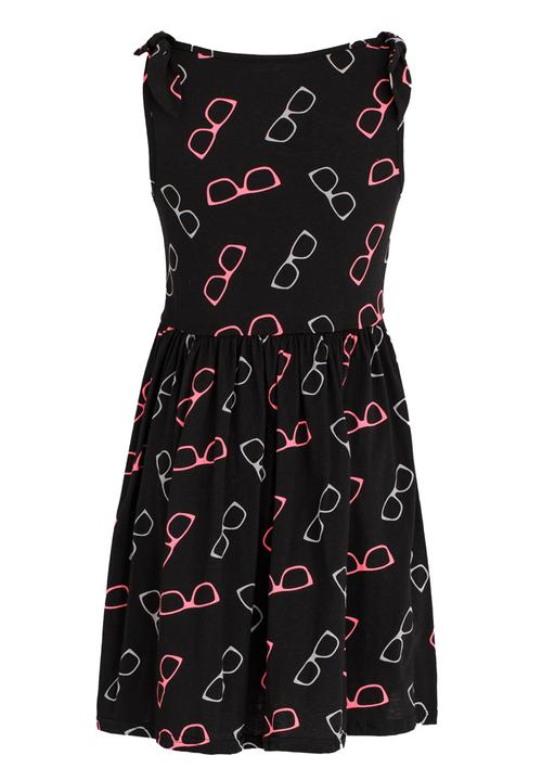 Rebel Republic - Mid Waist Dress  Shoulder Bow Black