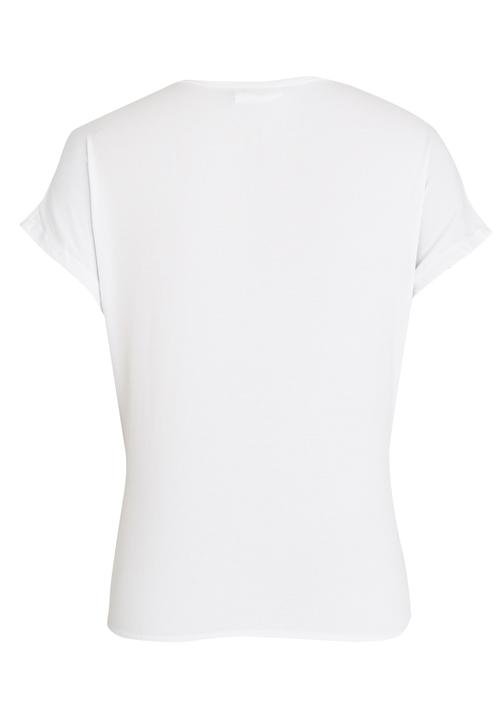 Rebel Republic - Front Knot Top White