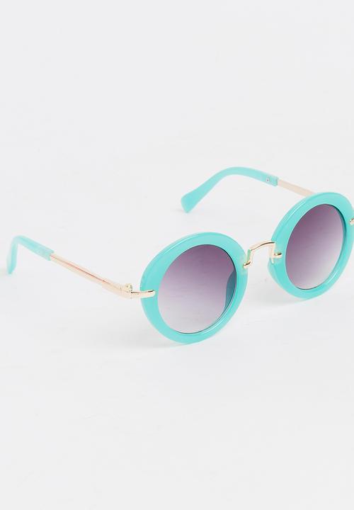 Pop Candy - Girls Round Sunglasses Green