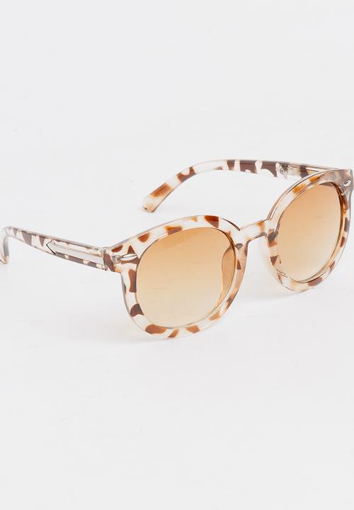 Pop Candy - Girls Round Sunglasses Brown