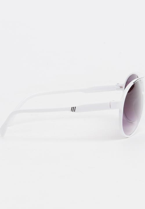 Pop Candy - Boys Plastic Sunglasses White