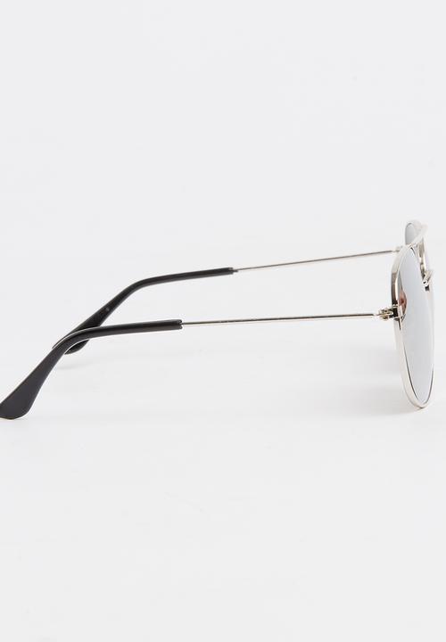 Pop Candy - Boys Mirror Lens Sunglasses Silver