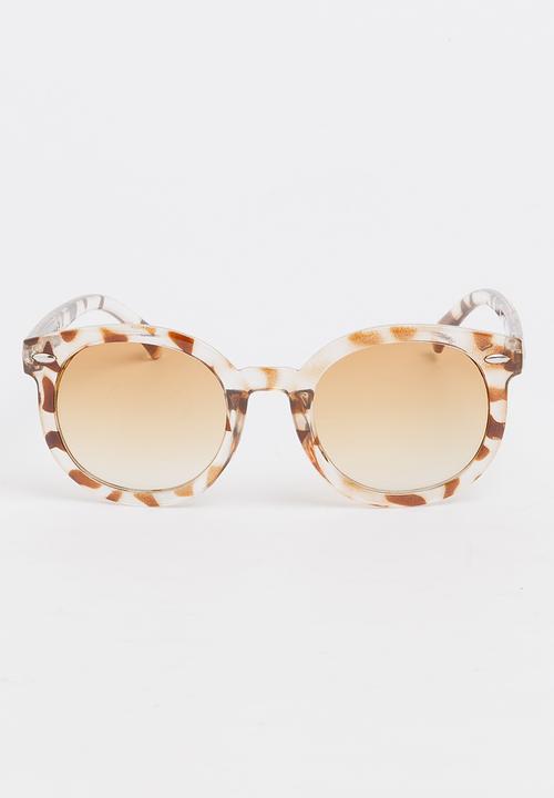Pop Candy - Girls Round Sunglasses Brown