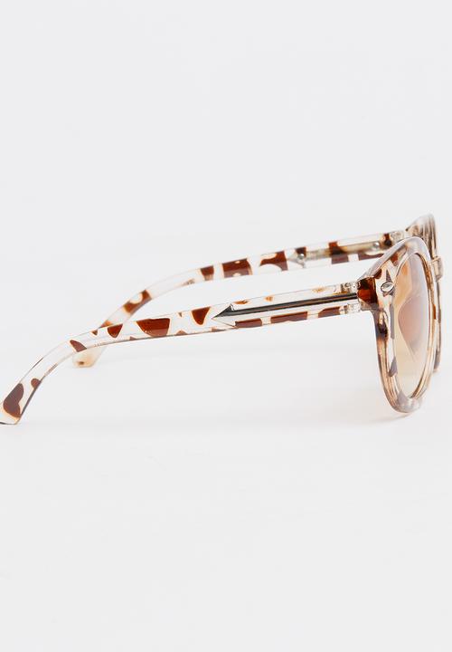Pop Candy - Girls Round Sunglasses Brown